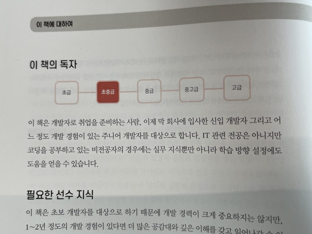 개발자를 위한 최소한의 실무 지식